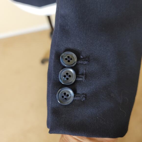Navy Blazer, Size 02 Double button Jacket Business Casual - Picture 5 of 12